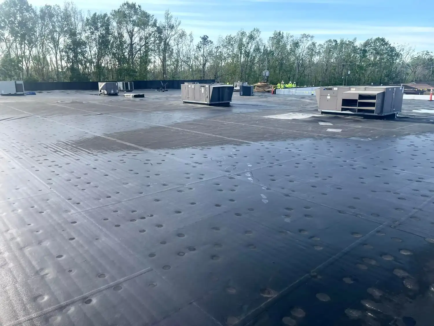 Pro Exteriors commercial EPDM roofing project